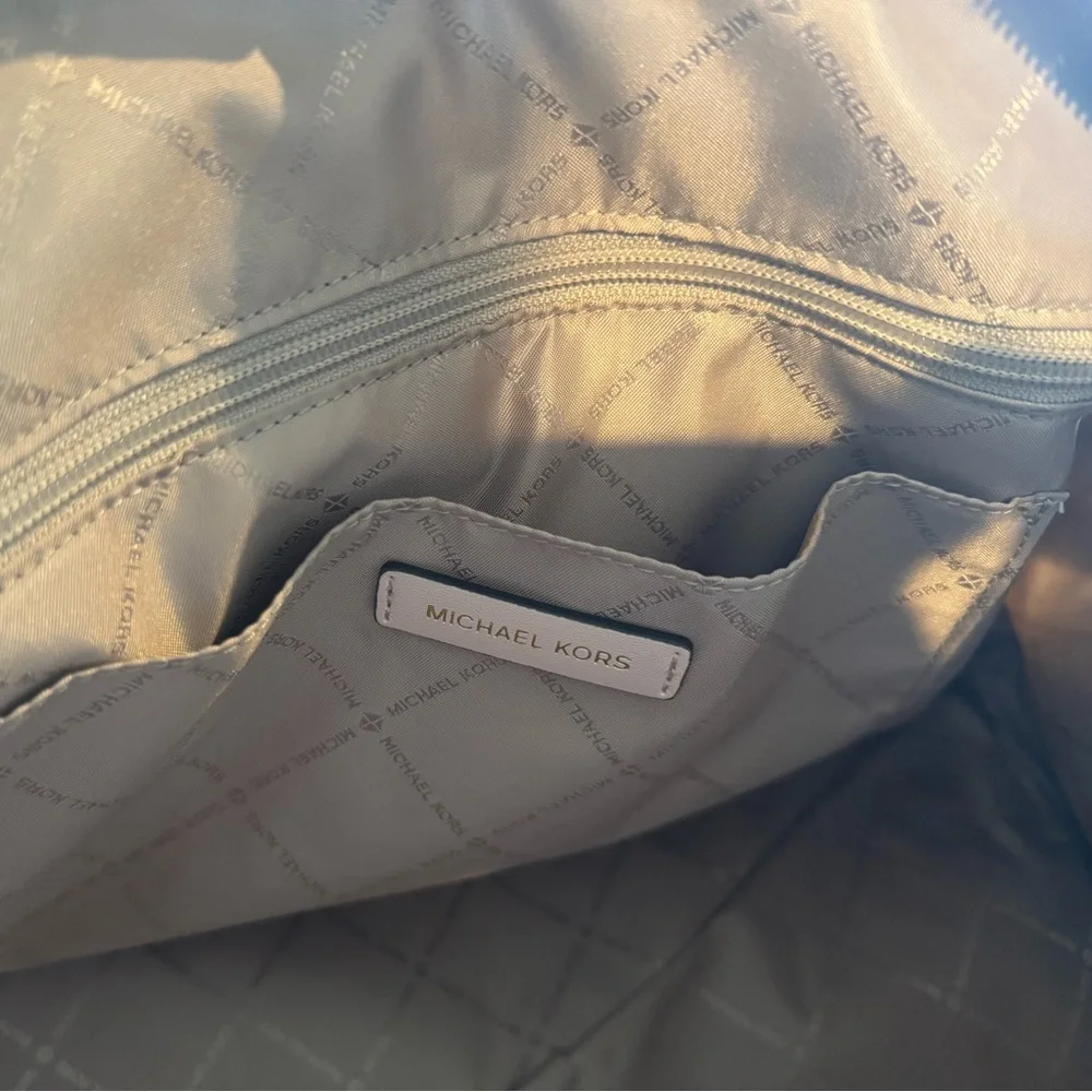 Michael Kors Pink Monogram Travel Duffel Bag